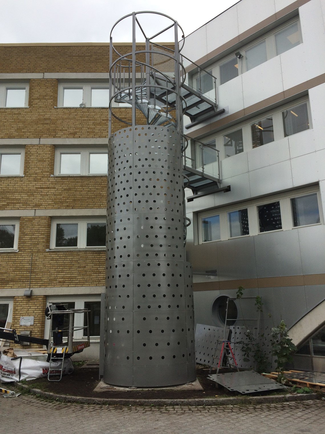 Spiraltrappa vid Rissneleden